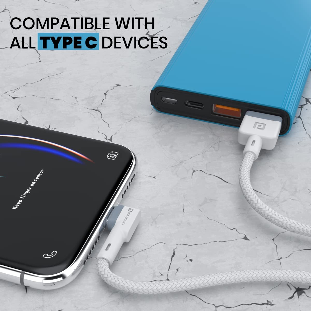 Portronics Konnect L 1.2M USB Cable view 5